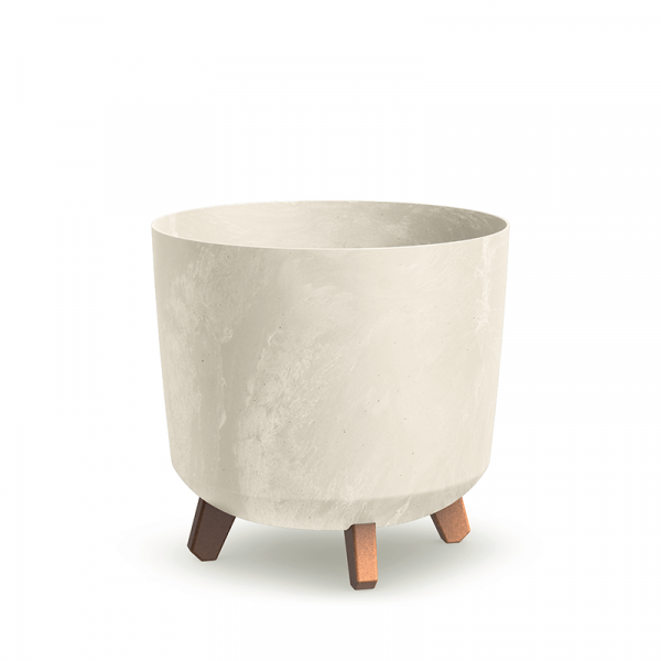 Vaso da fiori 7L Tubus Beton Effect 25x25x23,3 cm, Terracotta